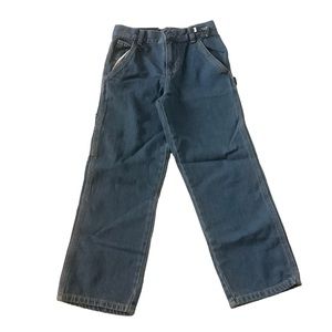 Faded glory boys adjustable waist sits below the waist blue denim jeans size 7